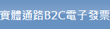 實體通路B2C電子發票